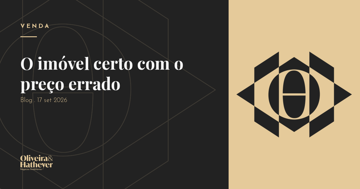 O impacto de definir o preço errado na venda de um imóvel.